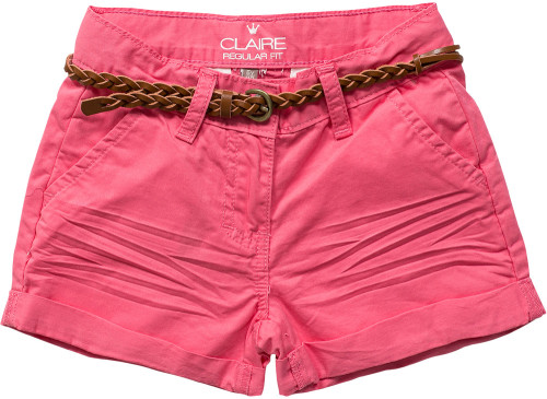 Hust & Claire, Shorts m. skärp, Hibiscus Pink