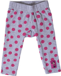 Disney Minnie Mouse, Leggings, Prickig, Light grey melange